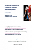 Conferencias ‘Estudios de Literatura Medieval Española’ 2015