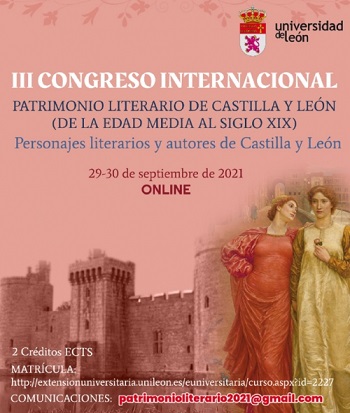 III Congreso Internacional Patrimonio Literario de Castilla y León